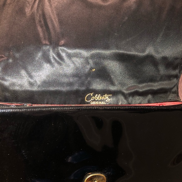 Vintage Coblentz Patent Leather Black Purse - Picture 7 of 12